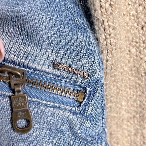 Billabong Rev Up Hooded Denim Jacket size S - Picture 8 of 14